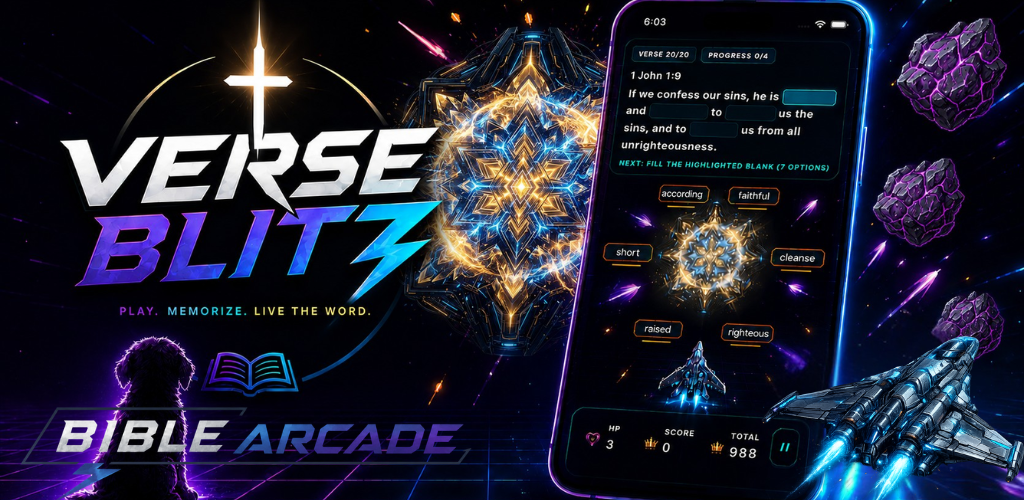 Verse Blitz - Arcade Bible Memory Game